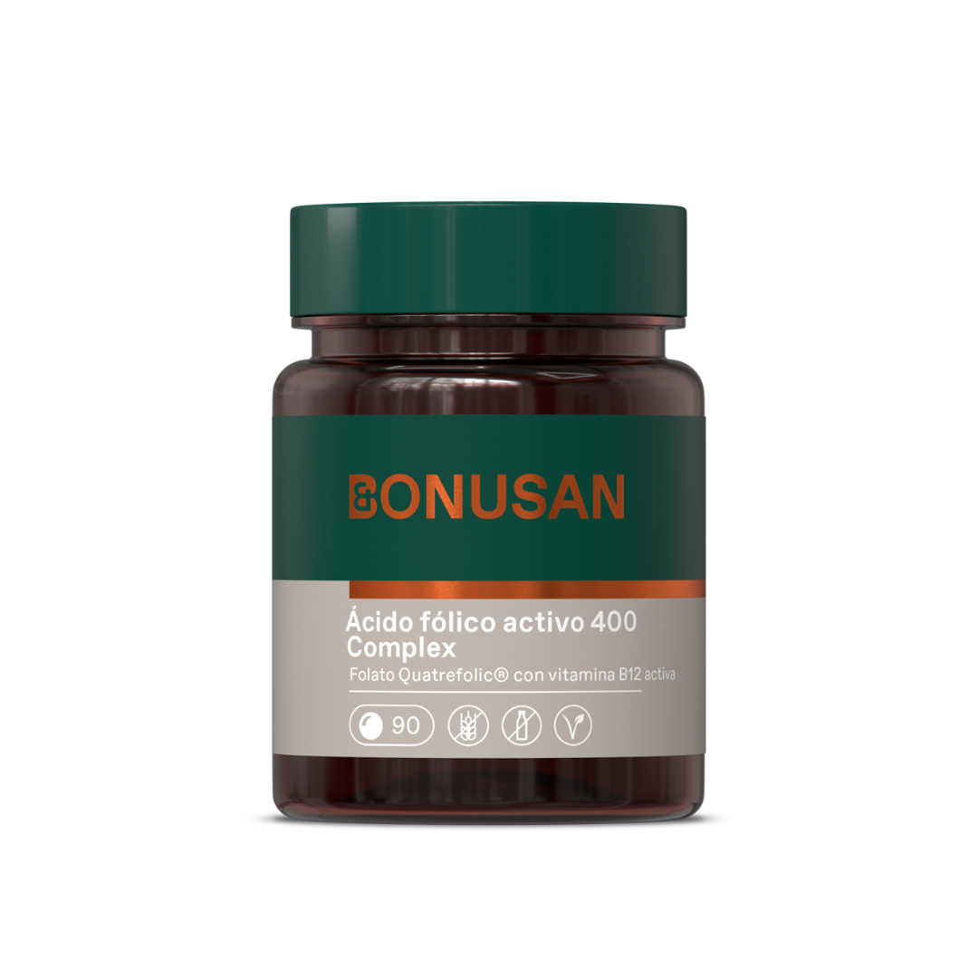 Bonusan Ácido Fólico Activo Plus 400 μg (90 comprimidos)