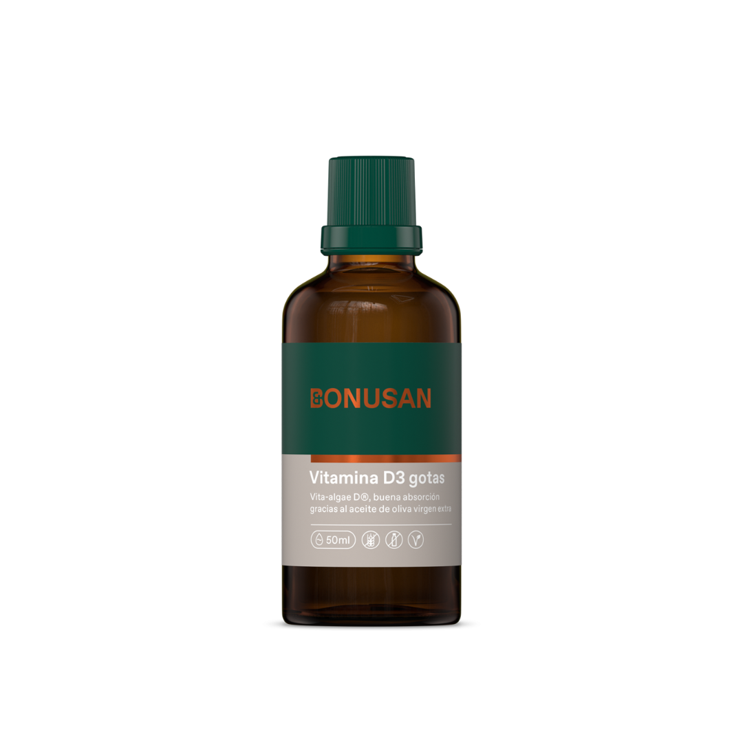 Bonusan Vitamina D3: 200 UI 50 ml (gotas)