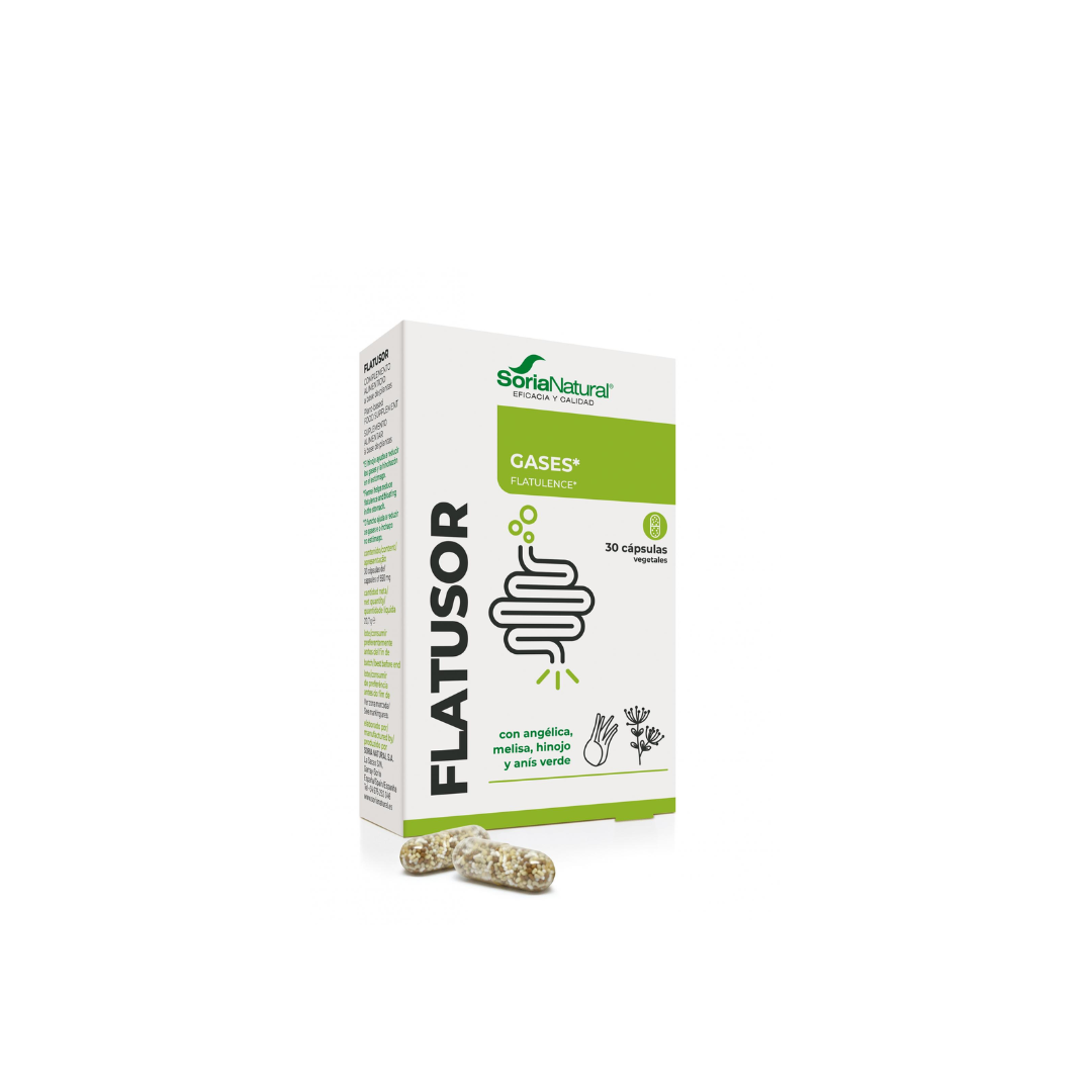 Soria Natural Flatusor (30 cápsulas)