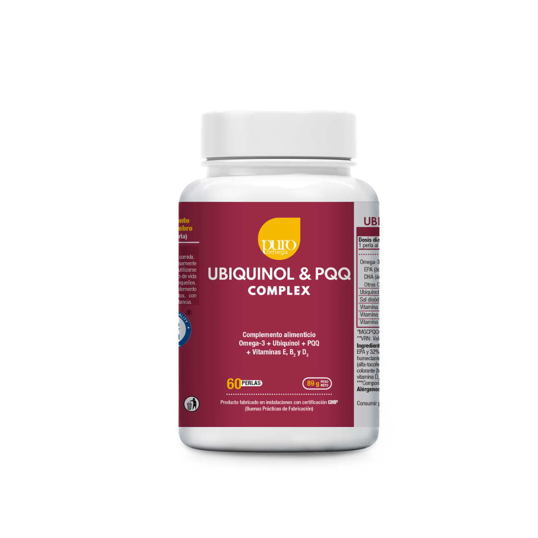 Puro Omega Ubiquinol & PQQ Complex (60 perlas)