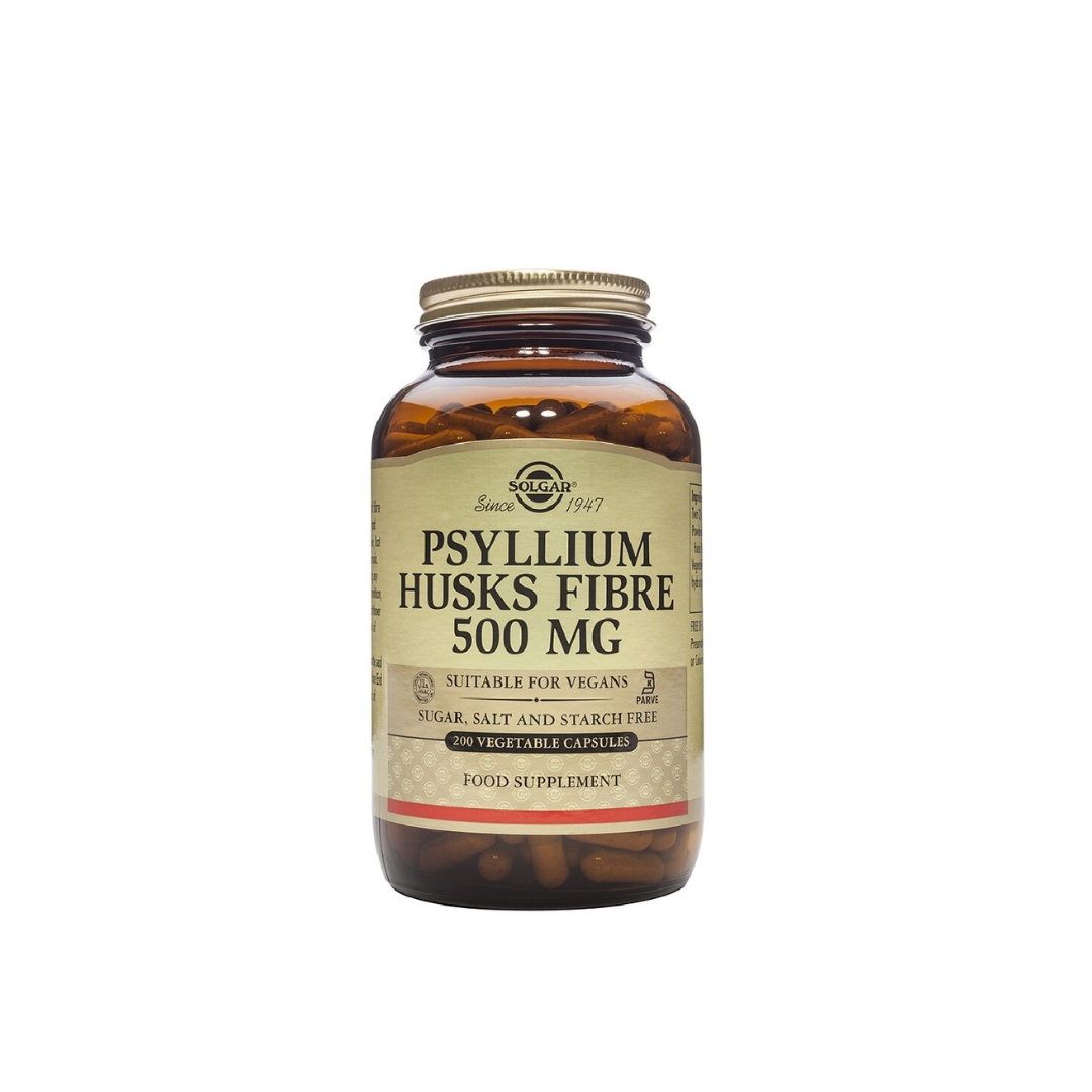 Solgar Fibra de cáscaras de Psyllium 500 mg (200 caps)