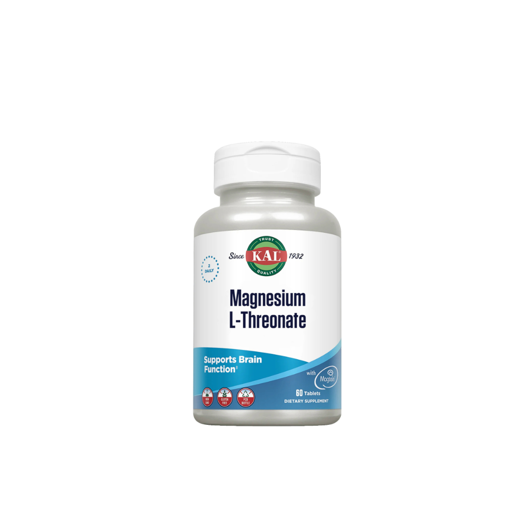 KAL L-treonato de magnesio 144 mg (60 cápsulas)