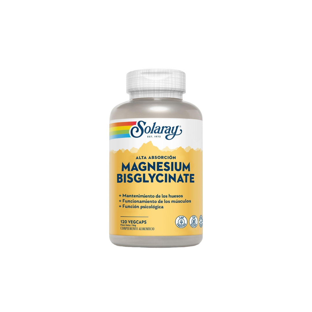 Solaray Bisglicinato Magnesio (120 cápsulas)
