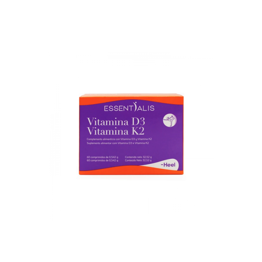 Heel Essentialis Vitamina D3 (4.000UI) + Vitamina K2 (100mcg) (60 comprimidos)