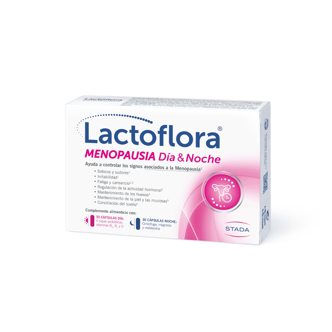 Lactoflora Menopausia Dia & Noche (30 cápsulas día + 30 cápsulas noche)