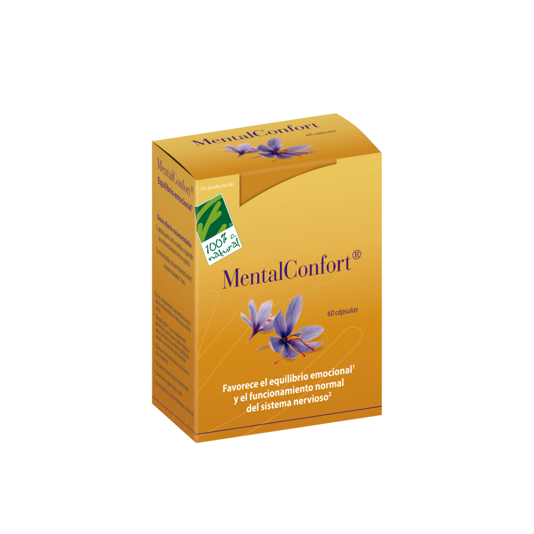 Cien por cien Natural MentalConfort® (60 cápsulas)