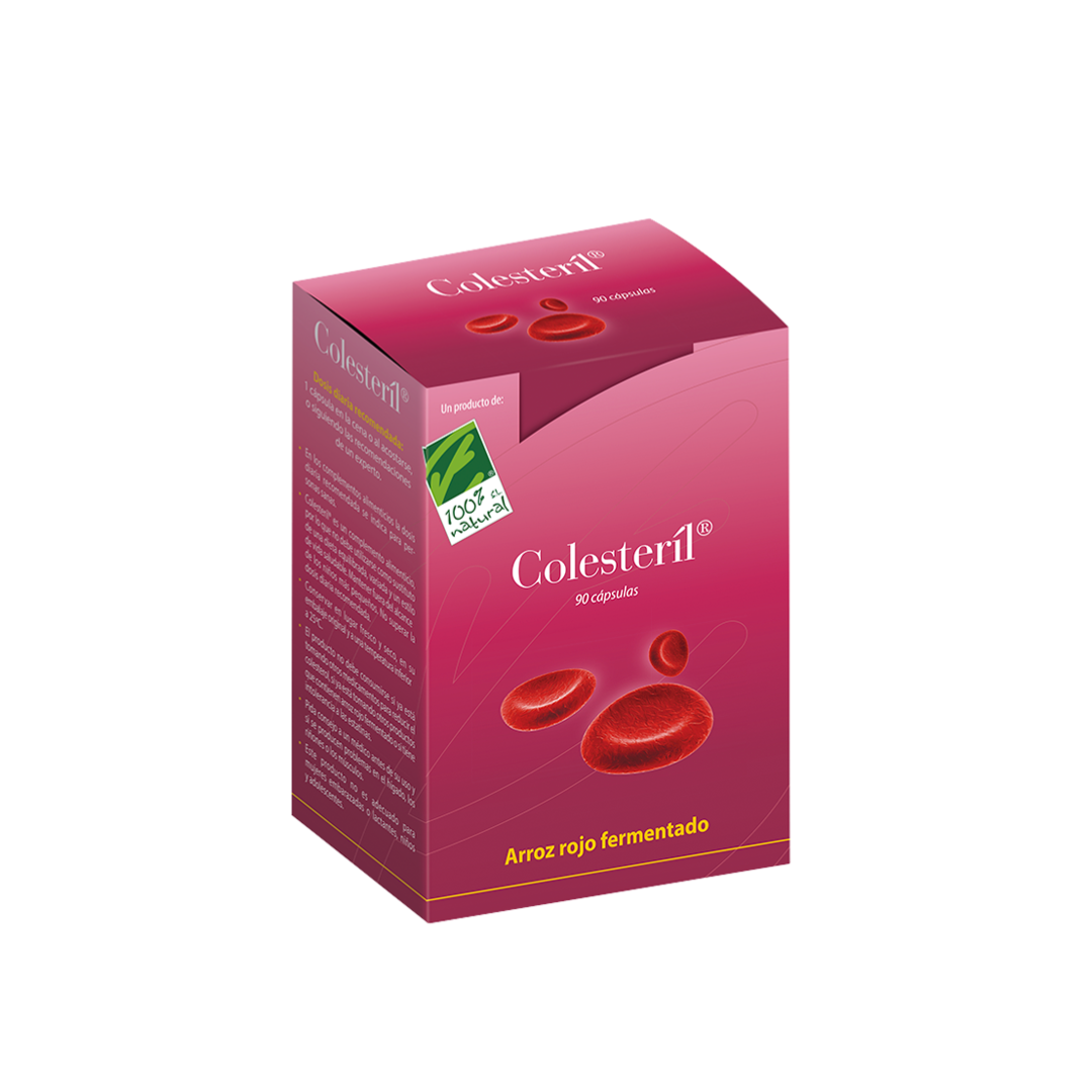 Cien por cien Natural Colesteríl (90 cápsulas)