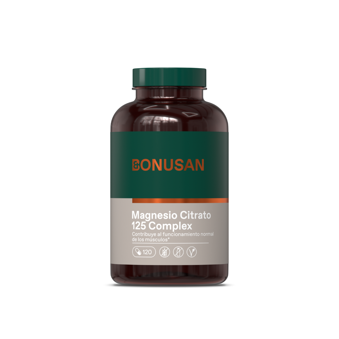 Bonusan Magnesio Citrato 125 Complex (120 cápsulas)