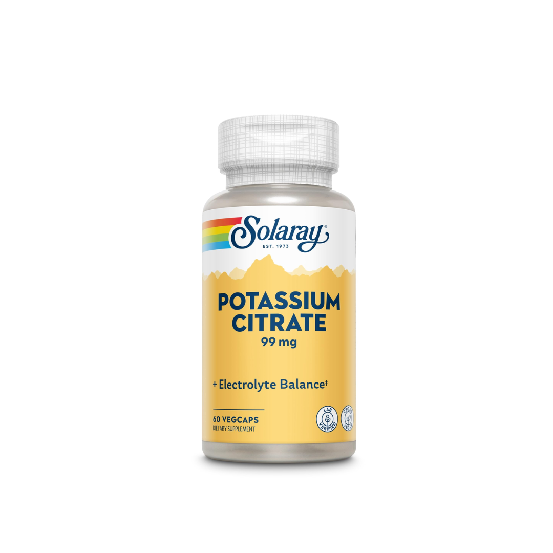 Solaray Potasio Citrato 99 mg (60 cápsulas)