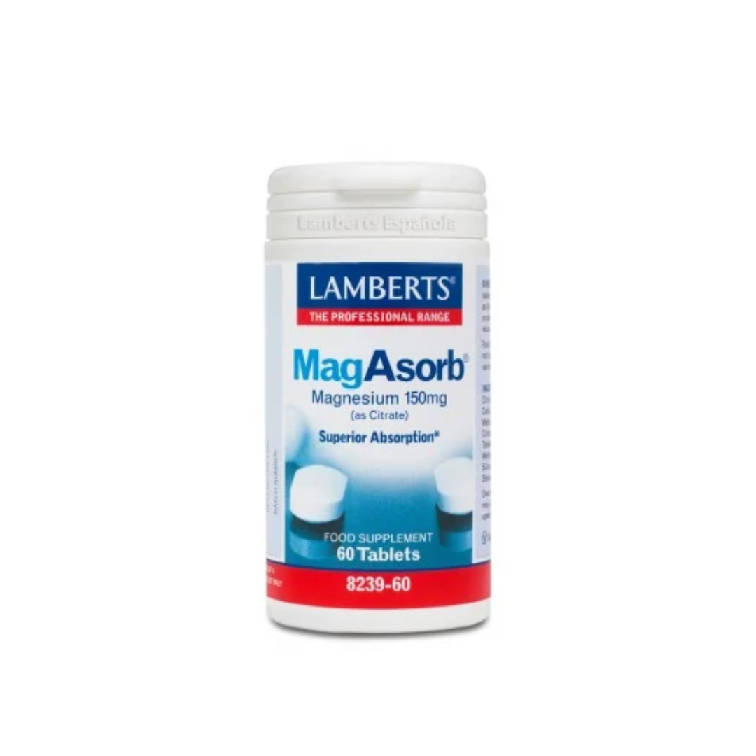 Lamberts MagAsorb Magnesio 150 mg (60 comprimidos)