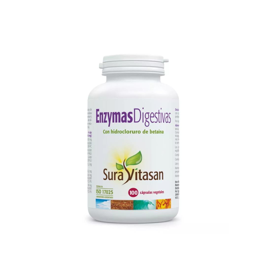 Sura Vitasan Enzymas Digestivas 543 mg (100 cápsulas)