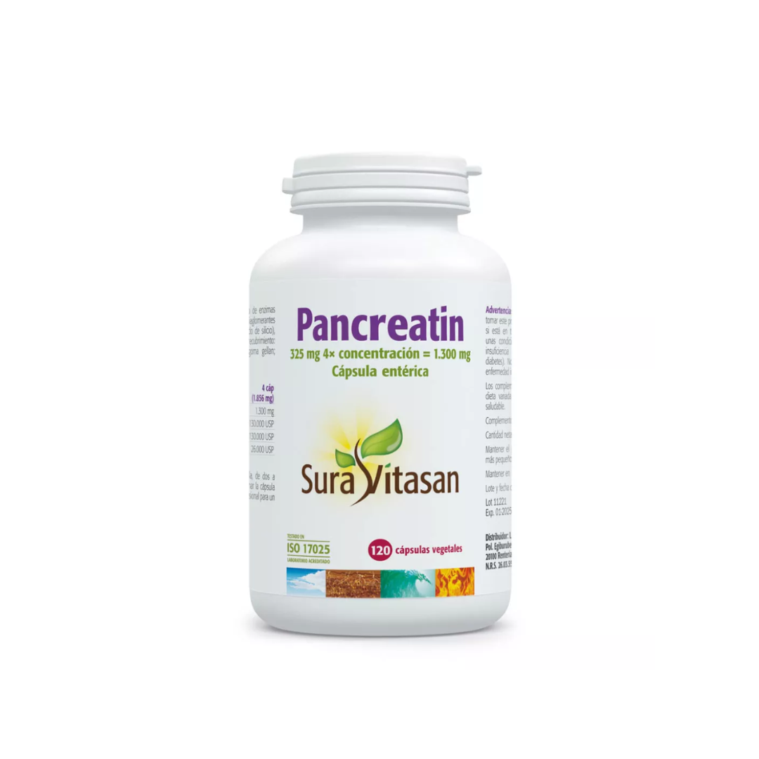 Sura Vitasan Pancreatin 325 mg (120 capsulas)