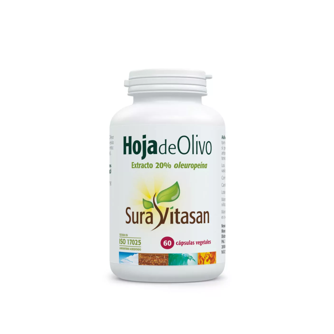 Sura Vitasan Hoja de Olivo 500 mg (60 cápsulas)
