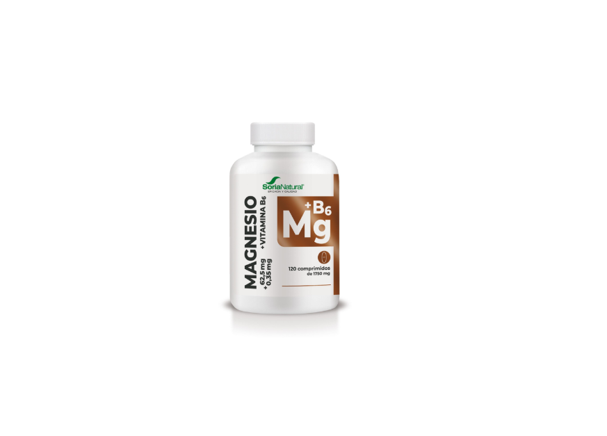 Soria Natural Magnesio + Vitamina B6 liberación sostenida (120 comprimidos)