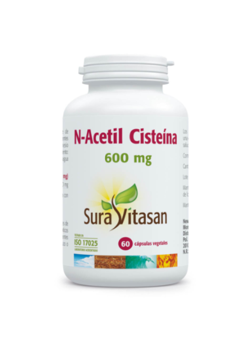 Sura Vitasan N-Acetil Cisteina NAC 600mg (60 cápsulas)