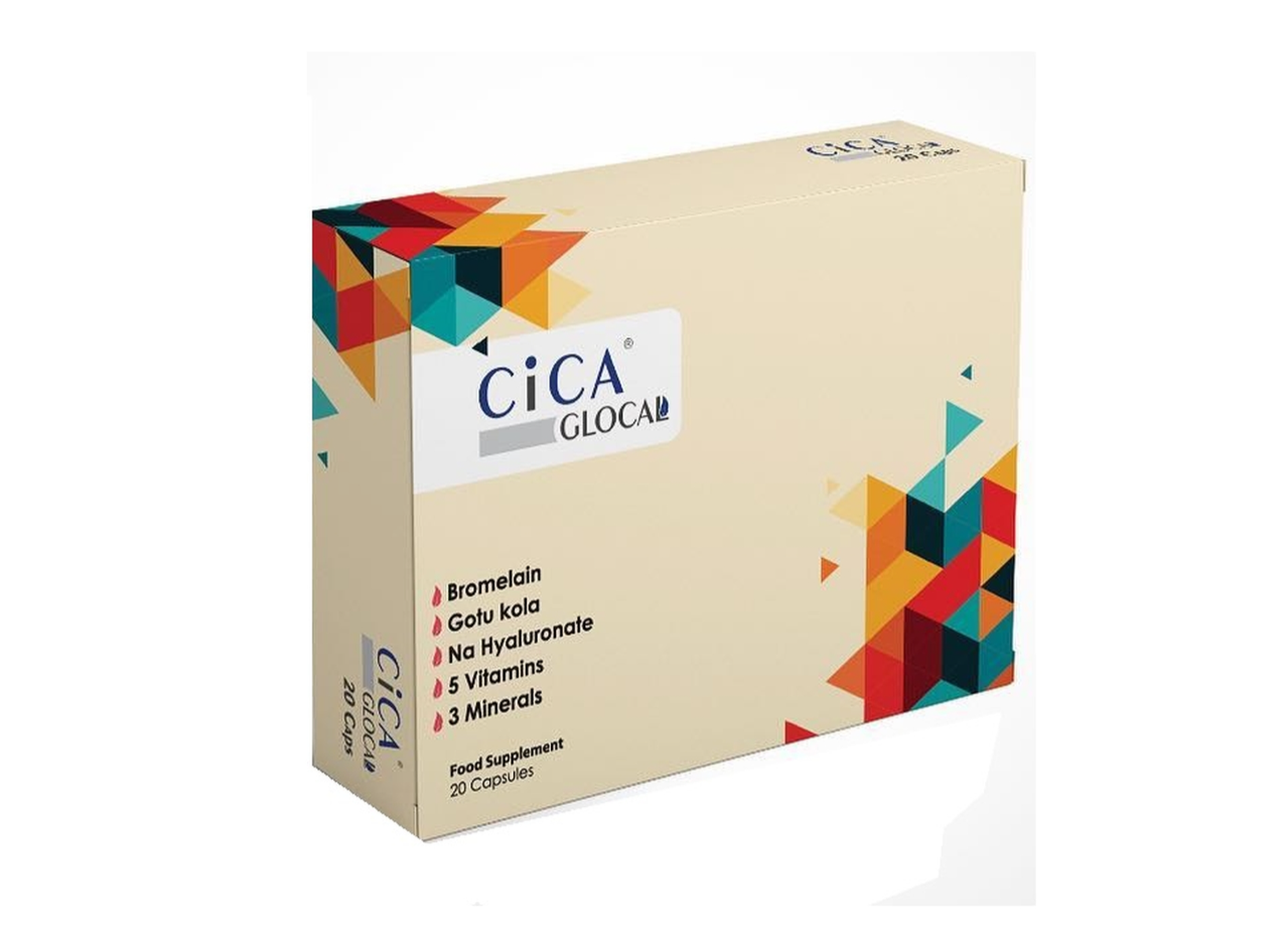 Glocal CicaGlocal Regenerante Bromelaína 200 mg (20 cápsulas)
