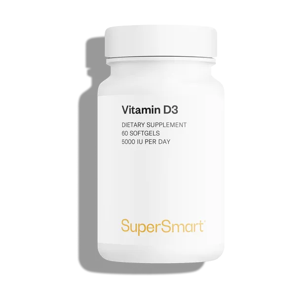 Supersmart Vitamina D3 5000 UI (60 perlas)