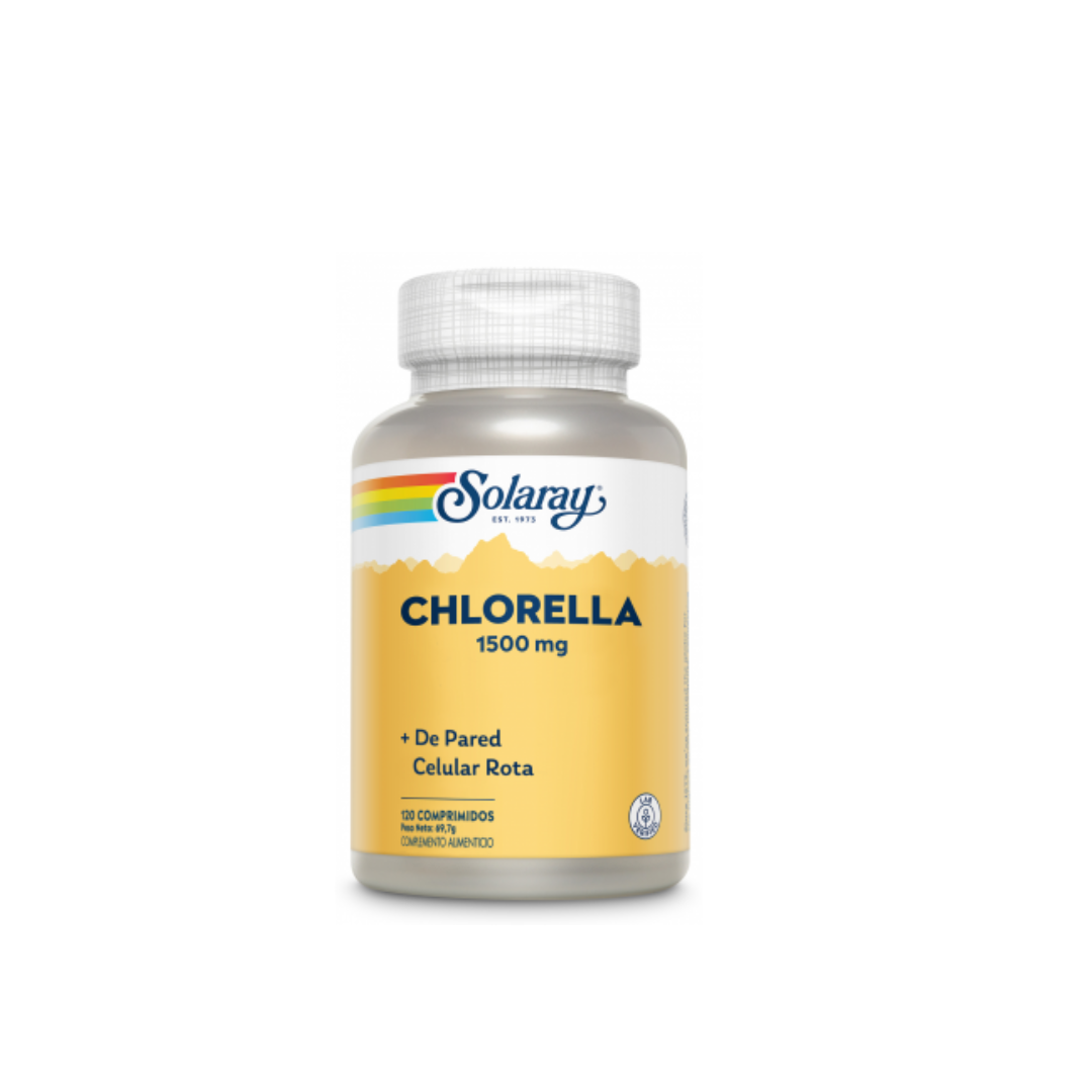 Solaray Chlorella 1.500 mg (120 tabletas)