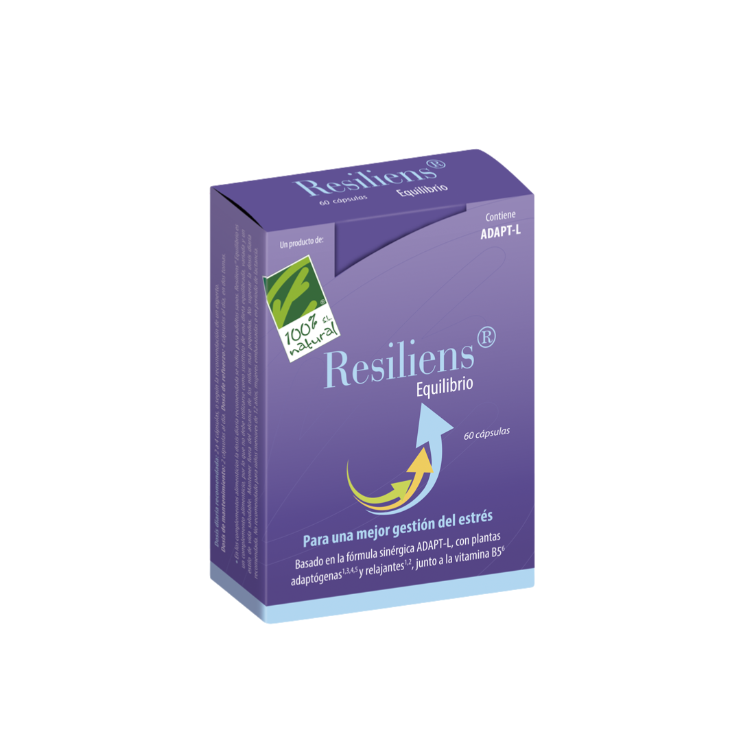 Cien por cien Natural Resiliens Equilibrio (60 cápsulas)