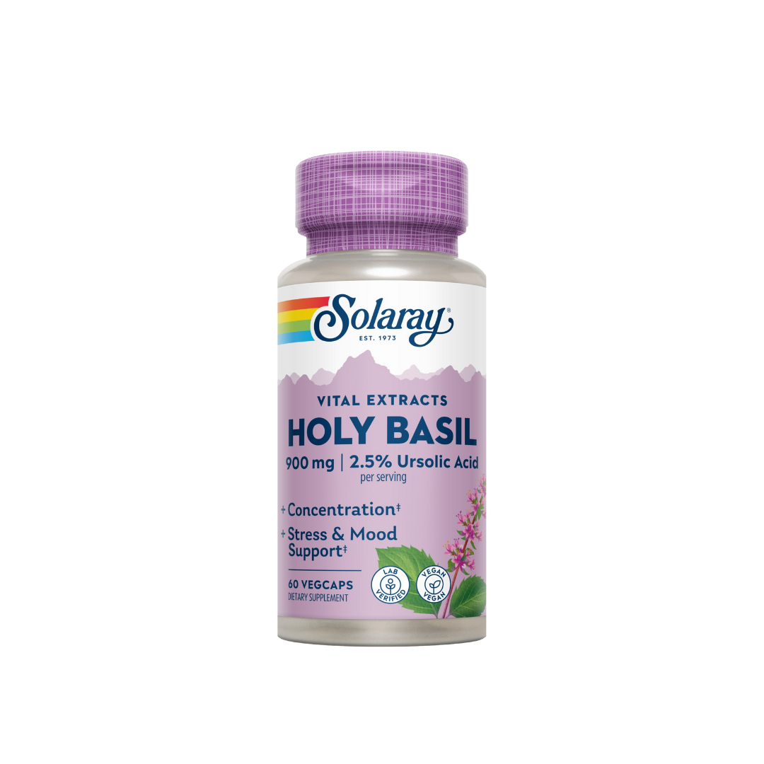 Solaray Holy Basil 450mg (60 cápsulas)
