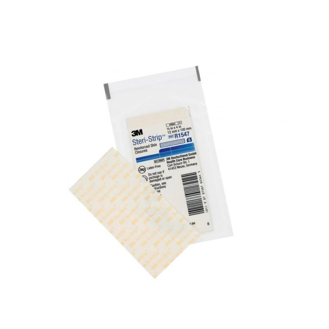 3M Steri-Strips Tiras 12x100 mm (1 sobre de 6 unidades)