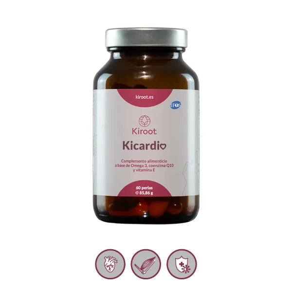 Kiroot Omega 3 Kicardio EPA 1200 mg DHA 400 mg (60 perlas)