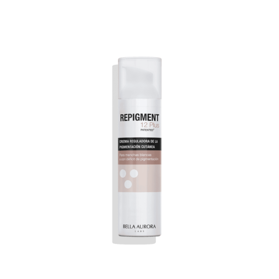 Repigment12 Plus. Crema reguladora de la pigmentación cutánea.