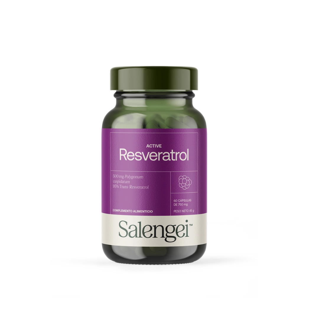 Salengei Active Resveratrol 500 mg (60 capsulas)