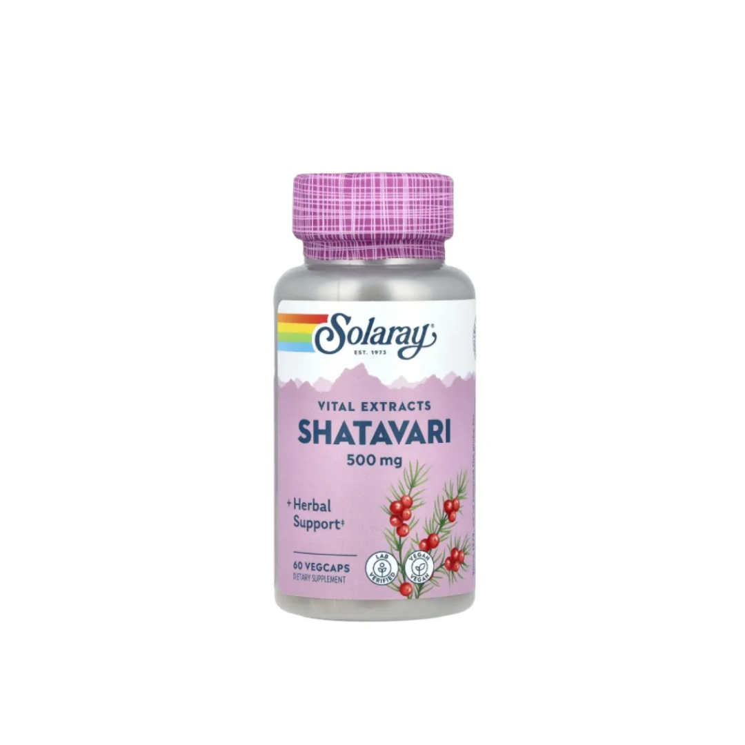 Solaray Shatavari 500 mg (60 cápsulas)