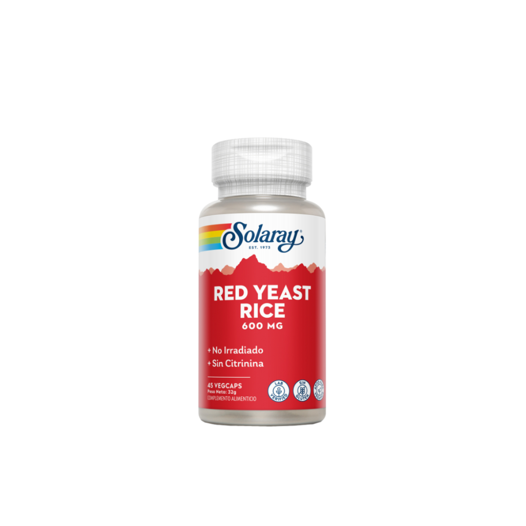 Solaray Levadura de arroz rojo (45 cápsulas)