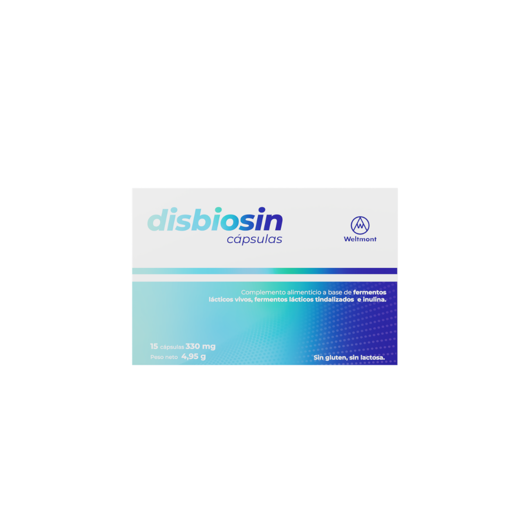 Weltmont Disbiosin 330mg (15 cápsulas)