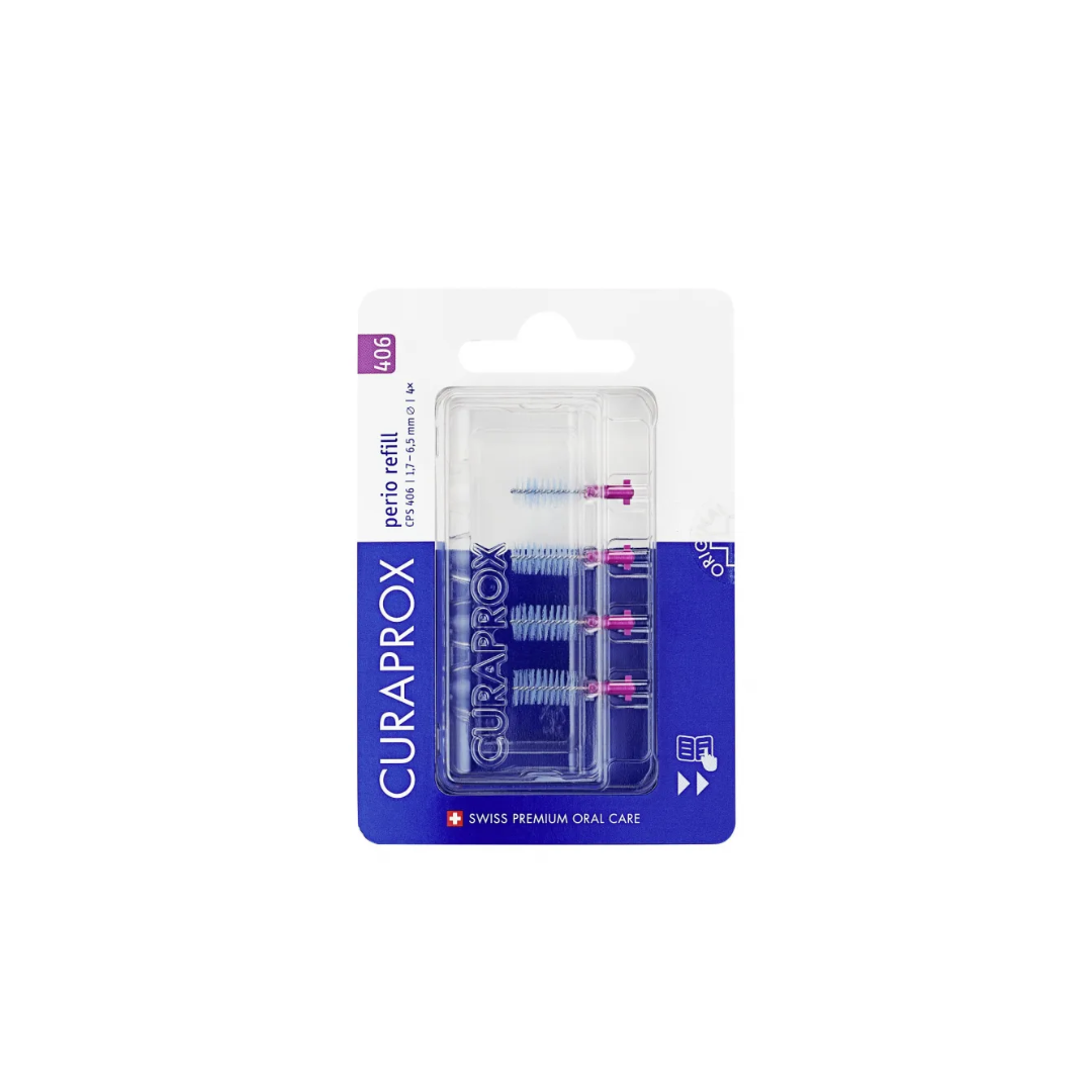 Curaprox CPS 406 Perio refill fucsia (4 unidades)
