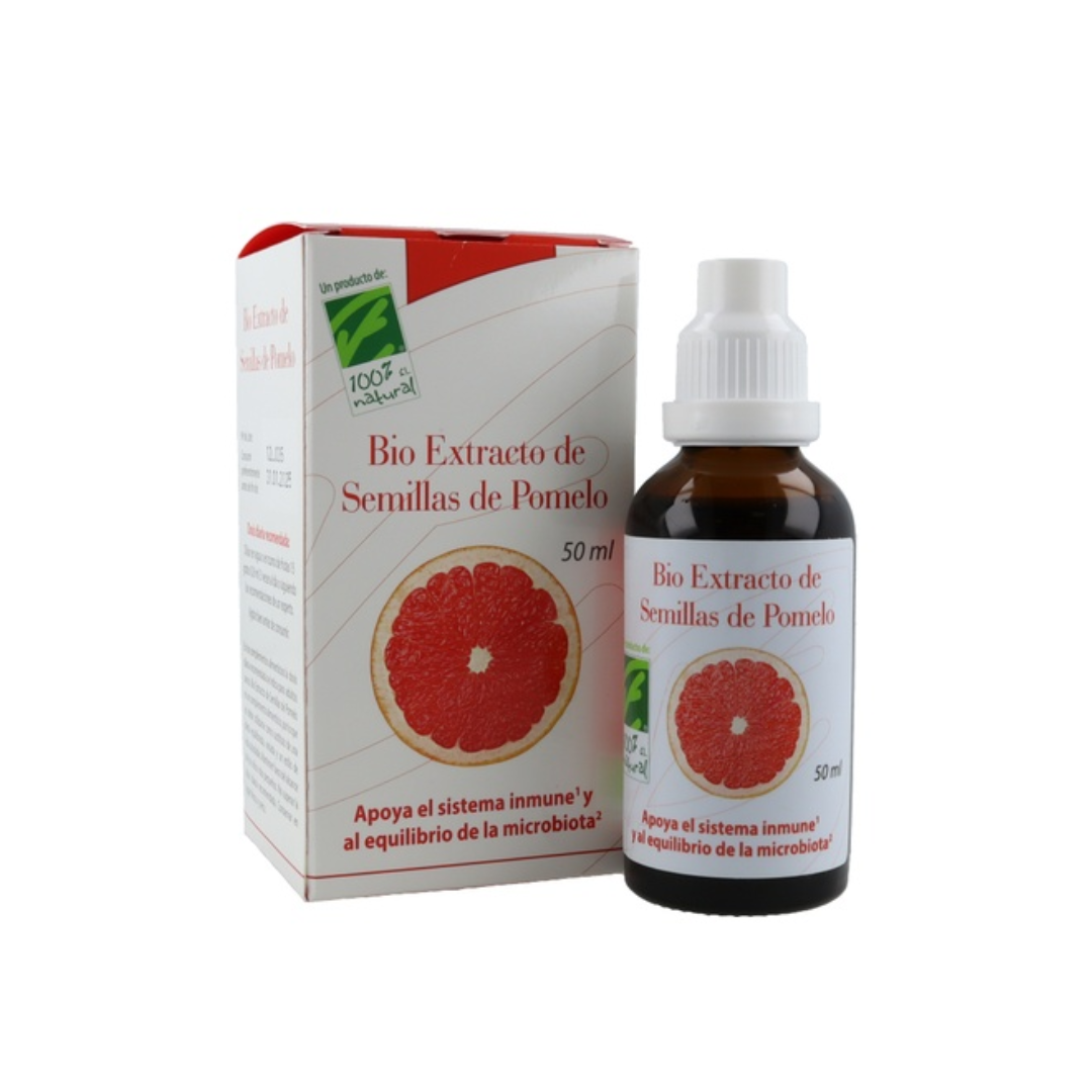 Cien por cien natural Bio Extracto de Semillas de Pomelo (50 ml)