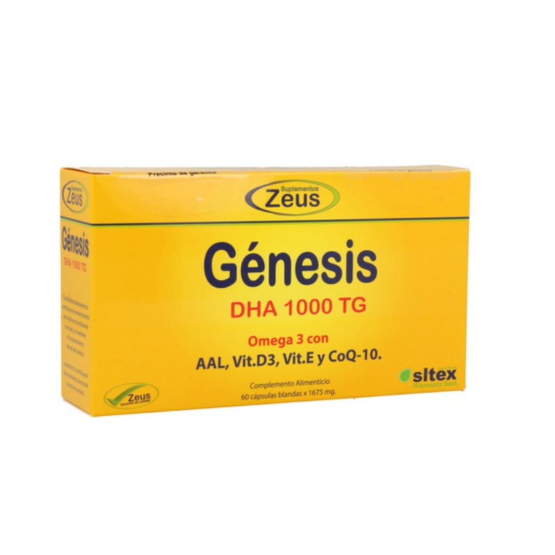 Zeus Genesis - DHA 1000 TG (60 cápsulas)