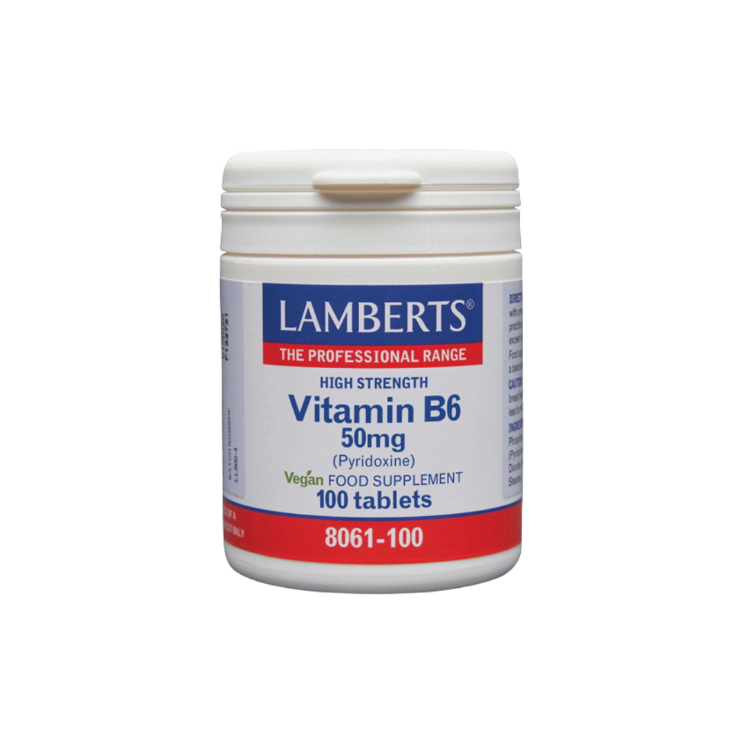 Lamberts Vitamina B6 50 mg (100 comprimidos)