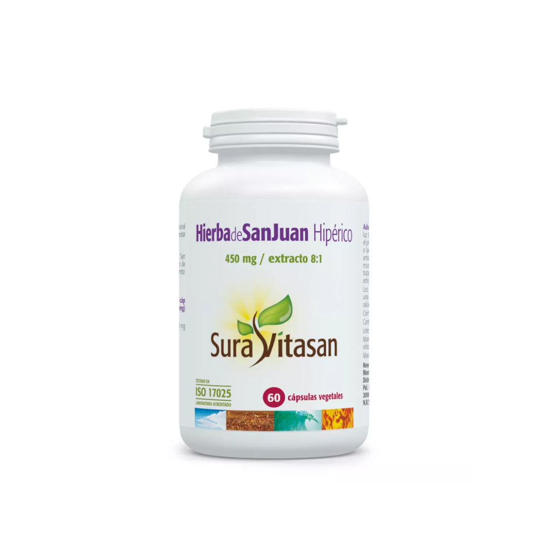 Sura Vitasan Hierba de San Juan 450 mg (60 cápsulas)