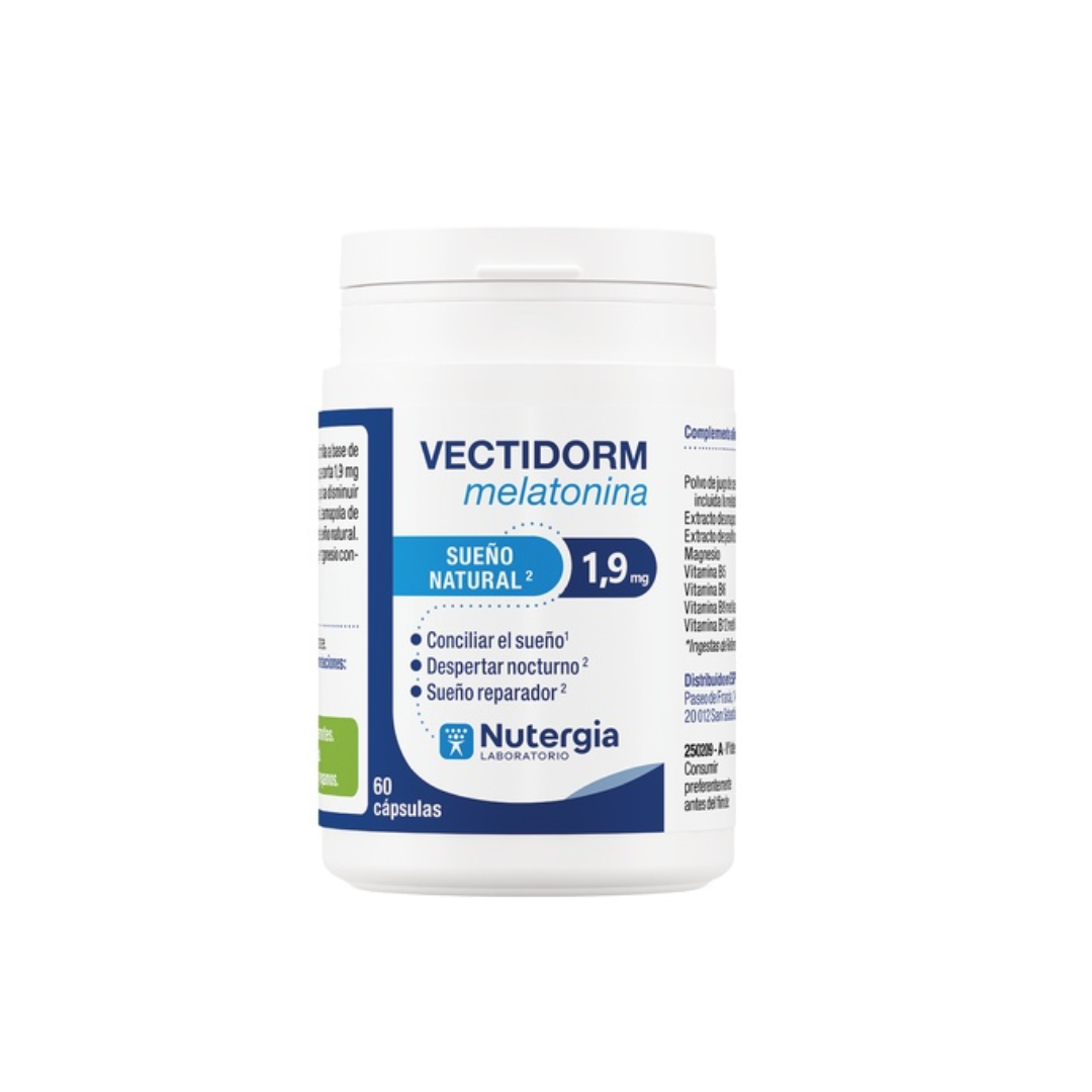 Nutergia Vectidorm Melatonina 1,9 mg (60 cápsulas)