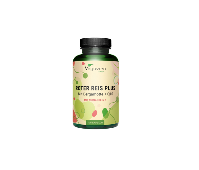 Vegavero Arroz Rojo Plus 450 mg (120 cápsulas)