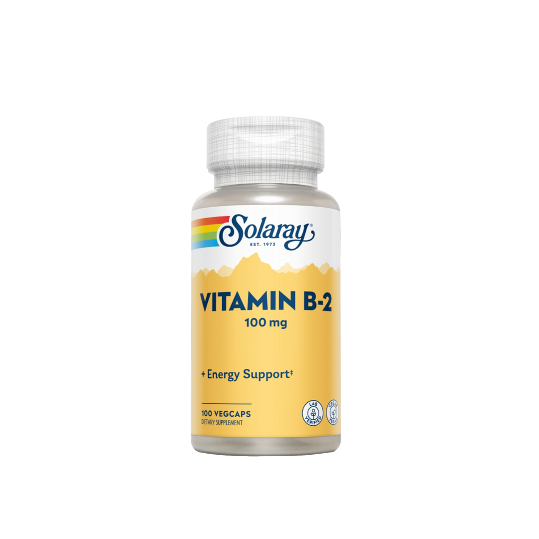 Solaray Vitamin B2 100mg (100 cápsulas)