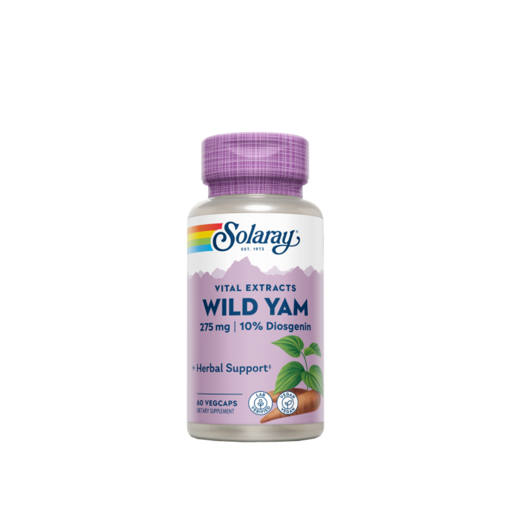Solaray Wild Yam 275 mg (60 capsulas)
