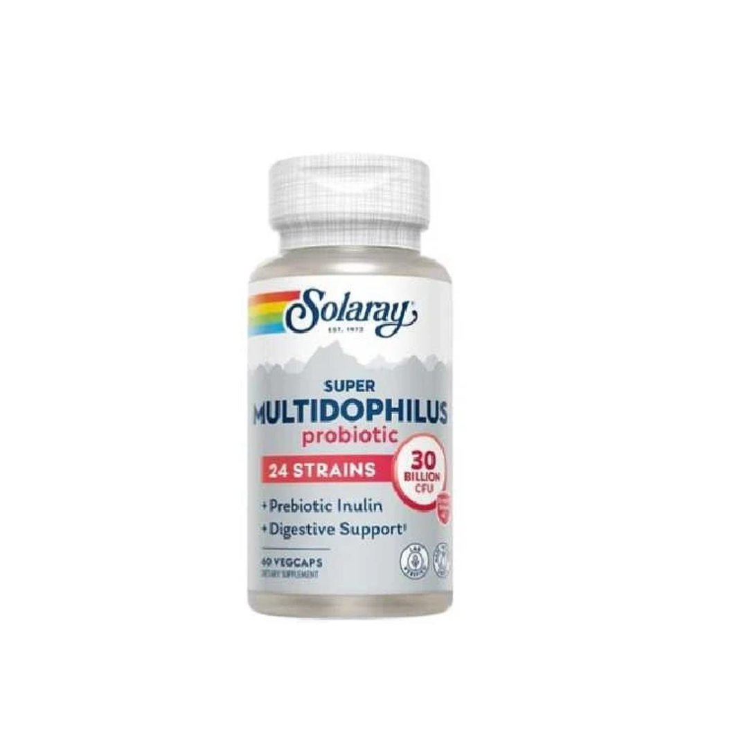 Solaray Super Multidophilus 24 cepas (60 cápsulas)